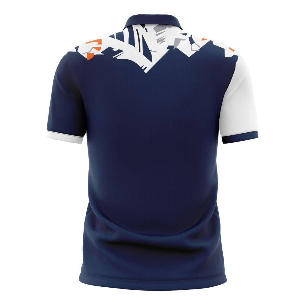 SportFlex Blue Cricket Polo - Image 2